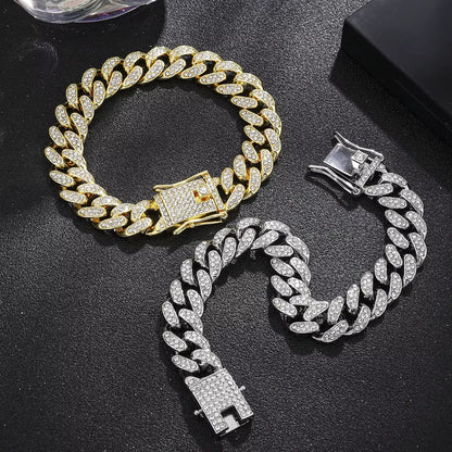 Gold Cuban Bracelet | 18K Gold-Plated
