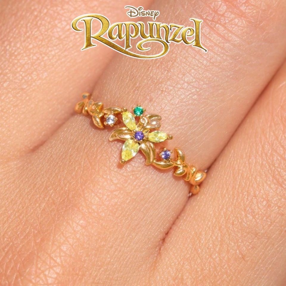 Rapunzel Flower Ring 🌼✨ | Italian Gold Plating + Free Premium Gift Box 🎀