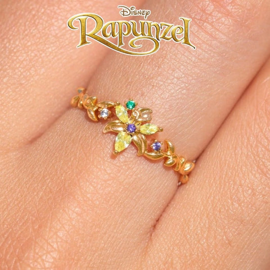 Rapunzel Flower Ring 🌼✨ | Italian Gold Plating + Free Premium Gift Box 🎀