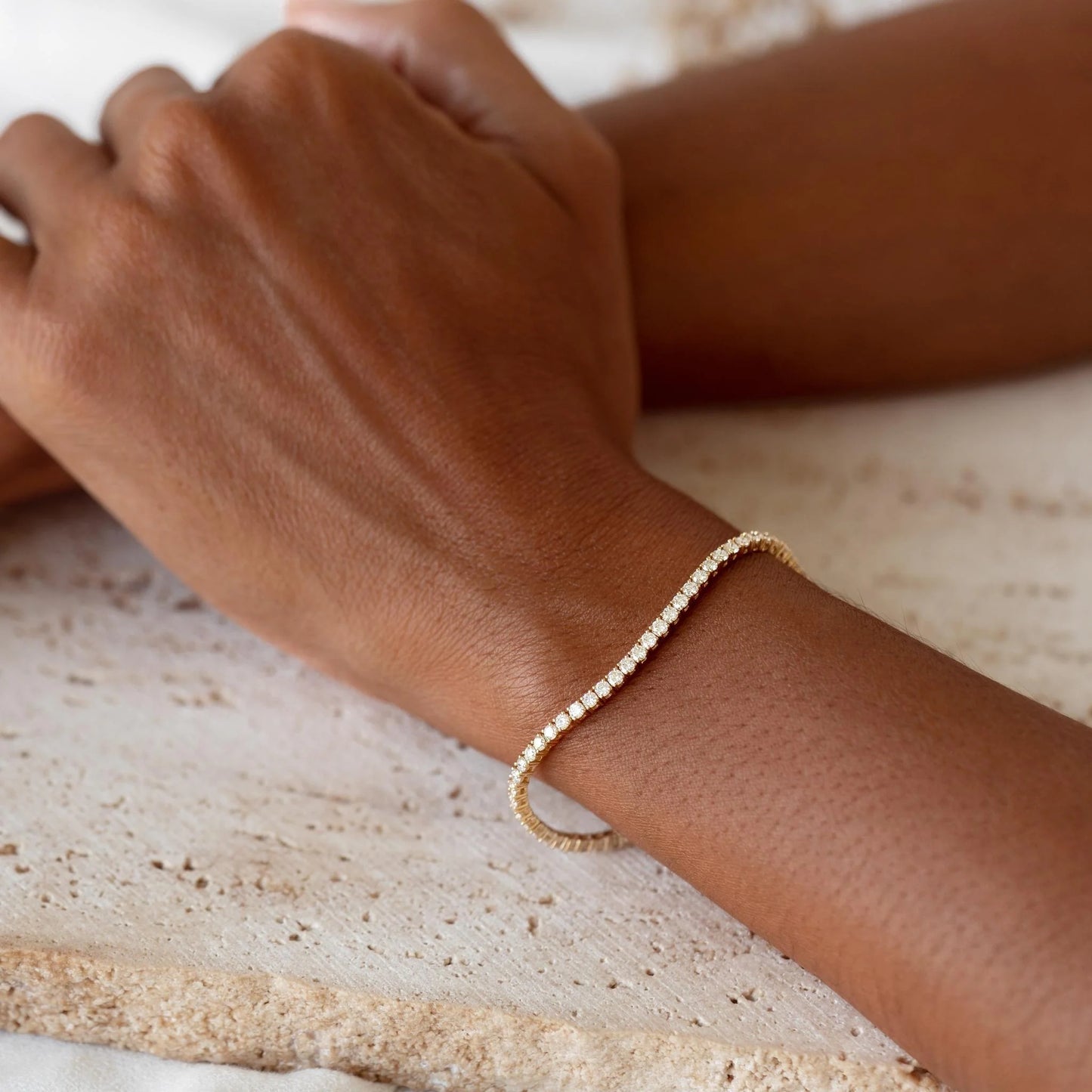Tennis Bracelet | Gold-Plated + FREE Luxury Gift Box Included✨